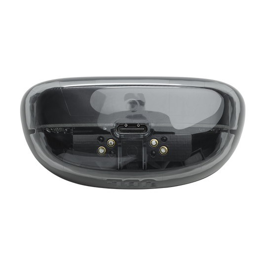 JBL Tune Beam Ghost Edition - Black Ghost - True wireless Noise Cancelling earbuds - Bottom